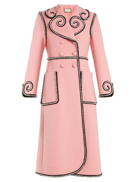 turquoise and pink gucci jacket|Gucci coats for women.